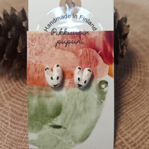 Pohjoisen eläimet -nappikorvakorut, eri eläimiä