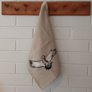 Toverini tunturipöllö -keittiöpyyhe